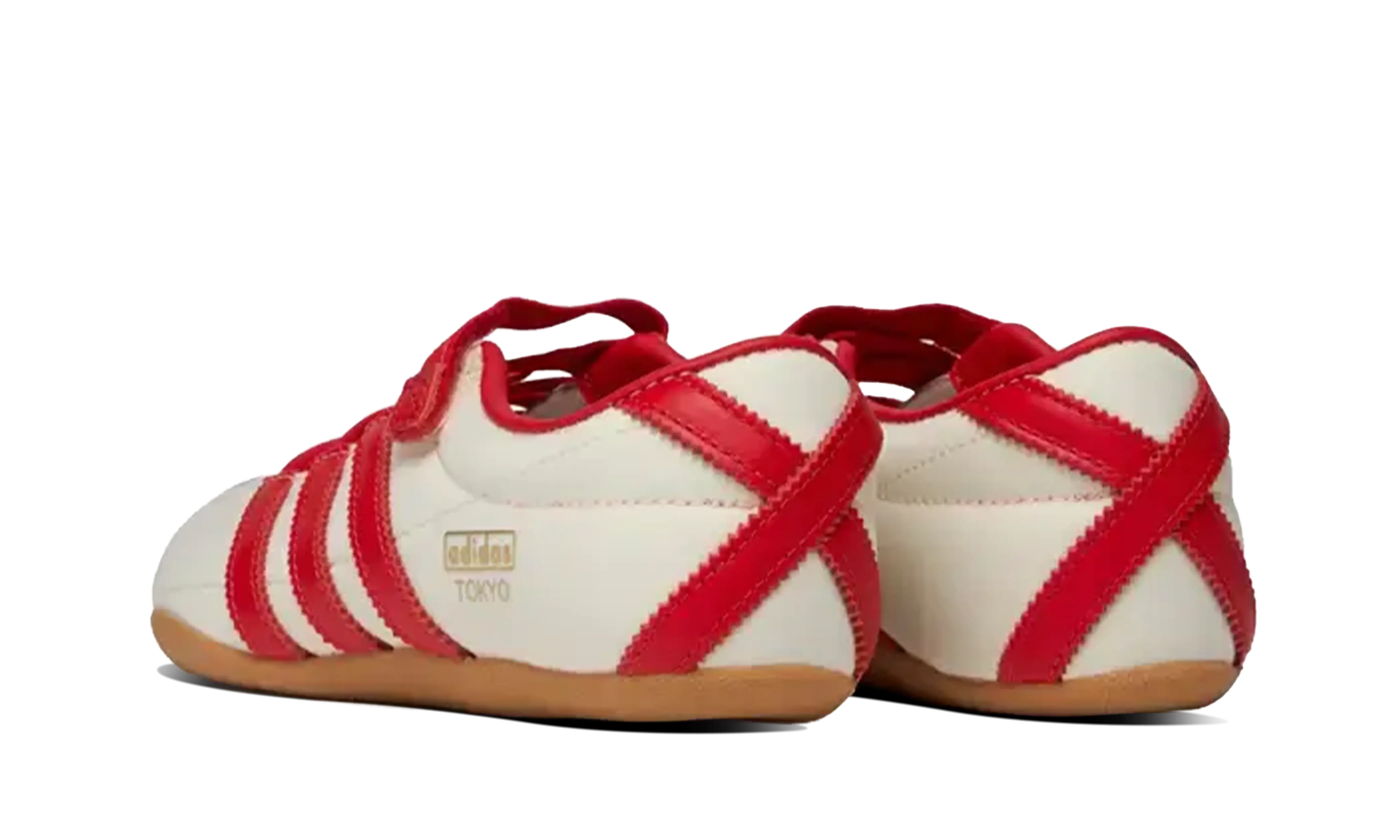 Adidas Mujer Tokyo MJ Cream White Red - Image 3