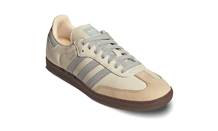 Adidas Mujer Samba OG Cream White Wonder Silver - Image 3