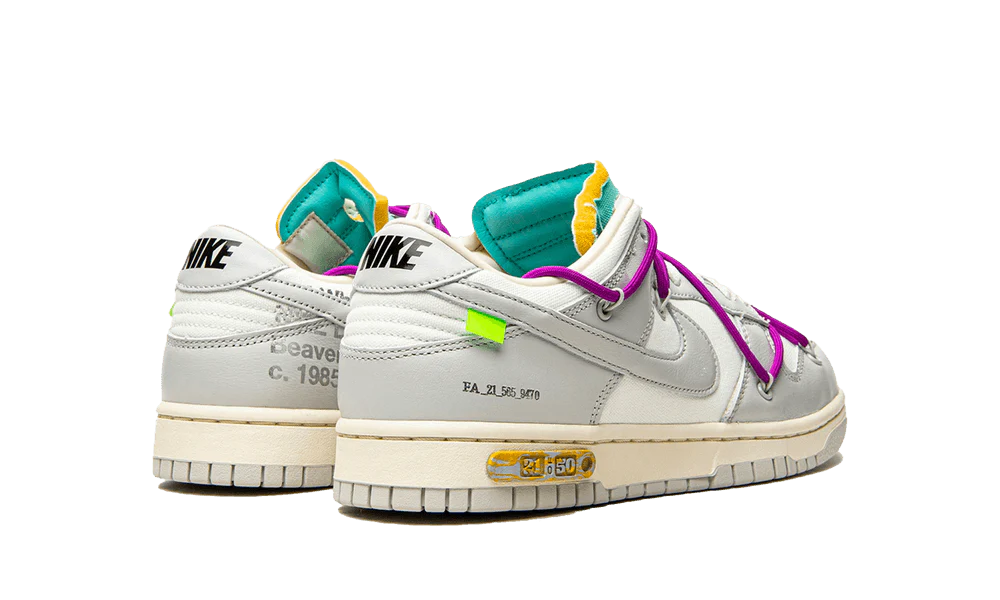 Dunk Low Off-White Lot 21 - Image 3