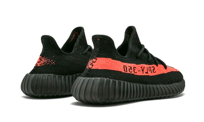 Yeezy Boost 350 V2 Core Black Red - Image 3